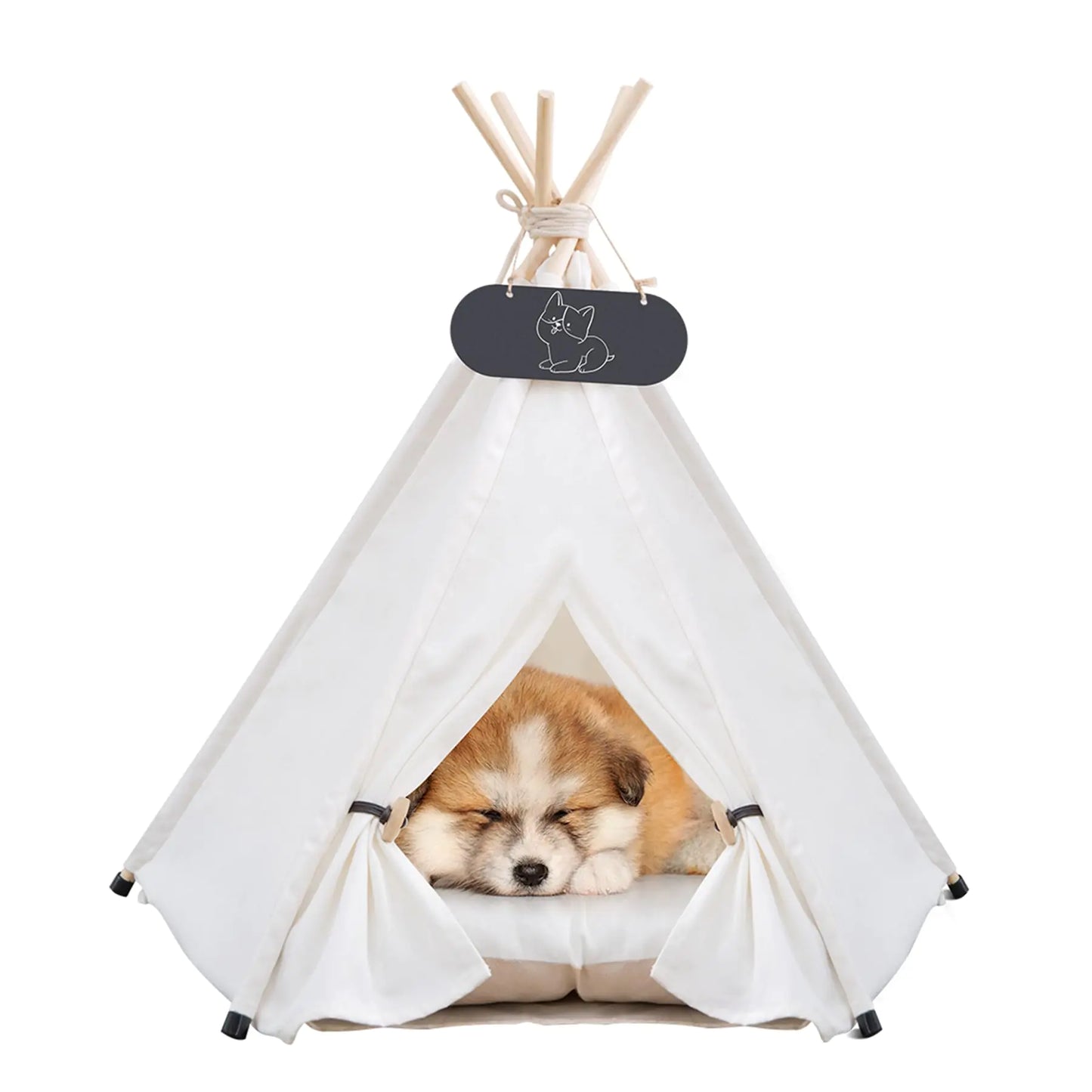 Mooipet Pet Teepee Tent for Dogs & Cats