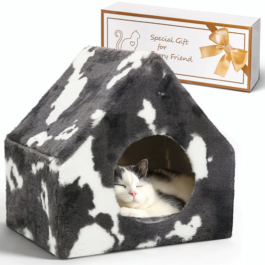 Private Warm Cat Cave Bed