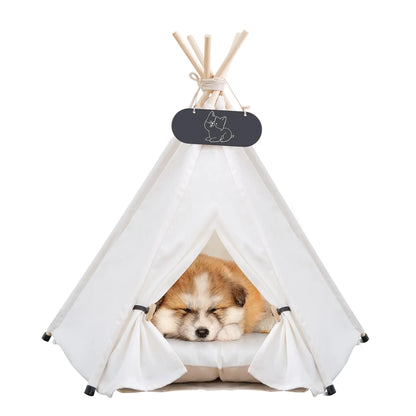 Mooipet Pet Teepee Tent for Dogs & Cats