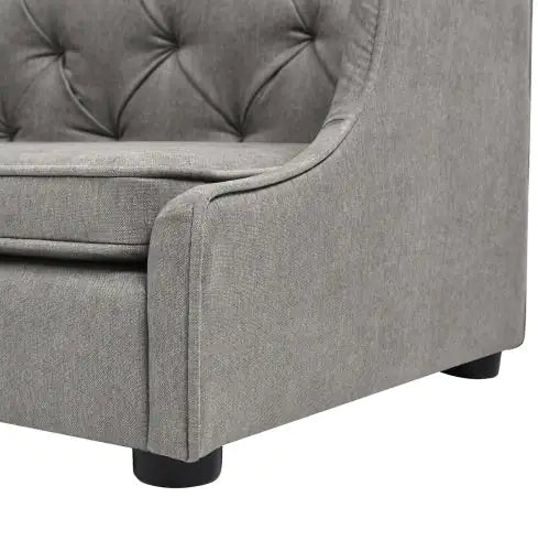 Tufted Wingback Sofa
