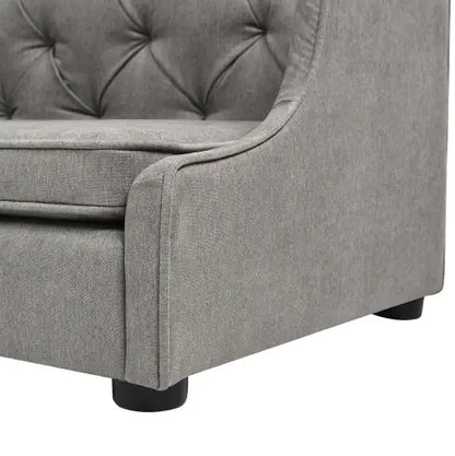 Tufted Wingback Sofa